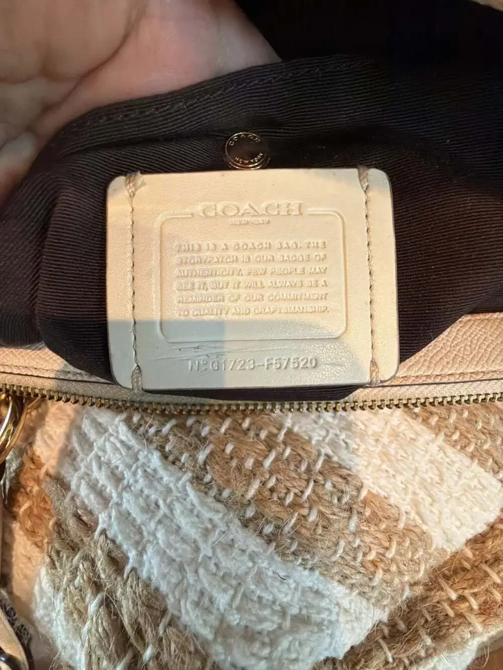 Coach F57520 Pebbled Leather Christie Carryall Satchel